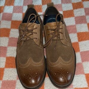 Rockport Men's Two-Tone Brown Oxford Shoes